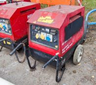 Mosa GE6000 110v/240v 6 kva diesel driven generator Recorded hours: 3588 15105158