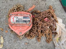 William Hackett 1 tonne chain block