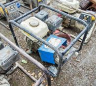 Stephill 110v/240v 3 kva petrol driven generator ** No socket box and engine parts missing **