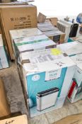3 - various EcoAir 240v dehumidifiers 1 - DC18 and 2 - DC26s Boxed returns **