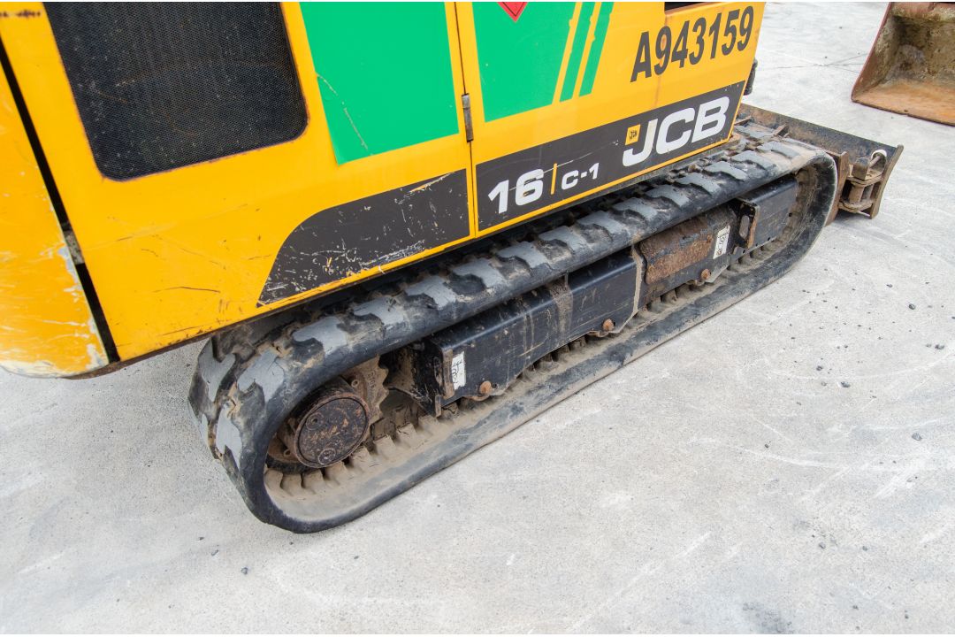 JCB 16 C-1 1.6 tonne rubber tracked mini excavator Year: 2018 S/N: 2492725 Recorded Hours: 158 - Image 9 of 26