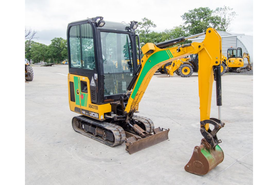 JCB 16 C-1 1.6 tonne rubber tracked mini excavator Year: 2018 S/N: 2492725 Recorded Hours: 158 - Image 2 of 26