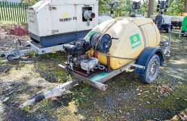 Western 950 litre fast tow diesel driven pressure washer bowser ** Engine parts missing ** A752130