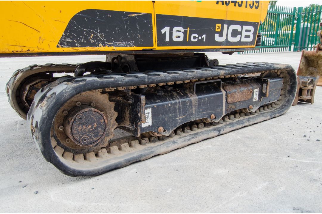 JCB 16 C-1 1.6 tonne rubber tracked mini excavator Year: 2018 S/N: 2492725 Recorded Hours: 158 - Image 10 of 26