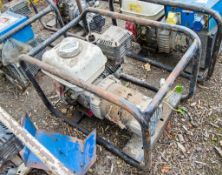 Stephill 110v/240v 3 kva petrol driven generator ** No plug. Socket box and air box missing **