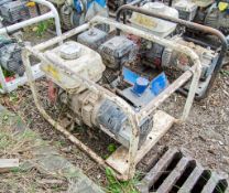 Stephill 110v/240v 3 kva petrol driven generator ** Plug box loose and pull cord missing **