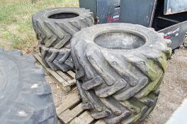 4 - 405/70x20 dumper tyres