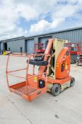 JLG Toucan 10E battery electric vertical mast access platform Year: 2014 S/N: 36208 Recorded