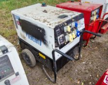Stephill 110v/240v 6 kva diesel driven generator Recorded hours: 2691 ** Socket panel loose and
