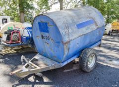 Trailer Engineering 2140 litre site tow bunded fuel bowser c/w manual pump, delivery hose and nozzle