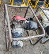 110v 2.75 kva petrol driven generator for spares ** ** Parts missing and detached from frame **