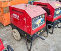 Mosa GE6000 110v/240v 6 kva diesel driven generator Recorded hours: 1179 1902MSA019