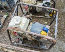 110v/240v 3.4 kva petrol driven generator ** Socket box loose and engine parts missing **
