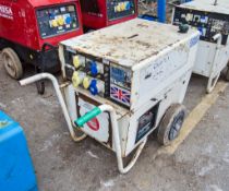 Stephill 110v/240v 6 kva diesel driven generator Recorded hours: 1830 ** Engine parts missing **