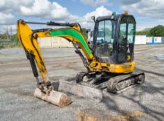 JCB 8030 ZTS 3 tonne rubber tracked excavator Year: 2018 S/N: 2432928 Recorded Hours: 2135 blade,