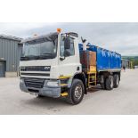 DAF CF 75.310 26 tonne 6x4 9200cc diesel manual tipping hot box Registration Number: MX62 JBO Date