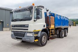 DAF CF 75.310 26 tonne 6x4 9200cc diesel manual tipping hot box Registration Number: MX62 JBO Date