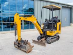 JCB 15C-1 1.5 tonne rubber tracked mini excavator Year of Manufacture: 2019 Model Year: 2020 S/N: