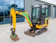 JCB 16 C-1 1.6 tonne rubber tracked mini excavator Year: 2018 S/N: 2492725 Recorded Hours: 158