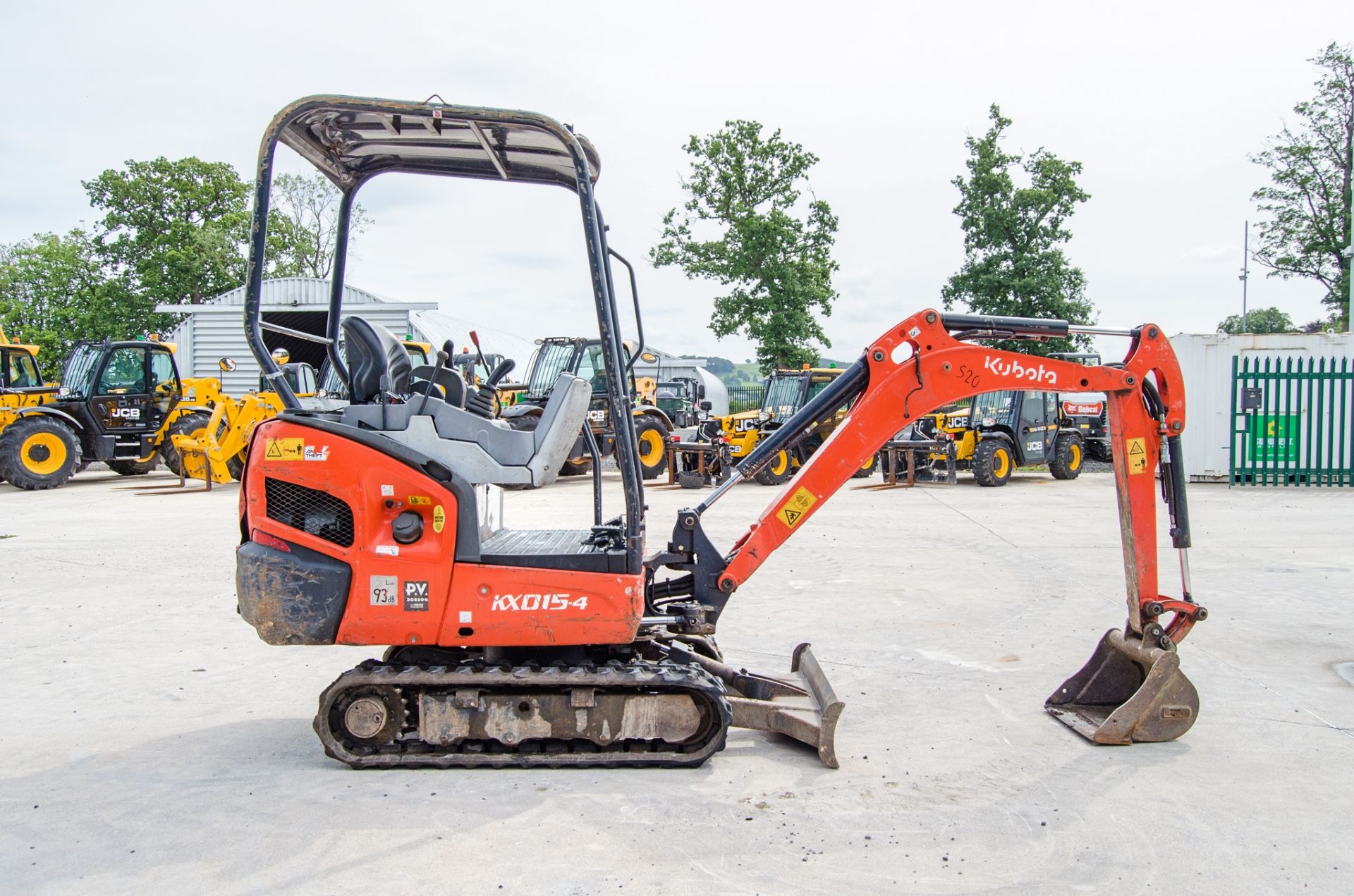 Kubota KX015-4 1.5 tonne rubber tracked mini excavator Year: 2019 S/N: 63822 Recorded Hours: 2142 - Image 8 of 24