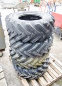 4 - 295/80-15.3 dumper tyres