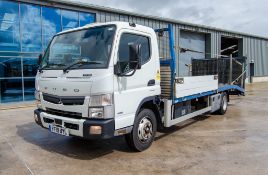 Mitsubishi Fuso Canter 7C18 7.5 tonne 2998cc diesel automatic beaver tail plant lorry Registration