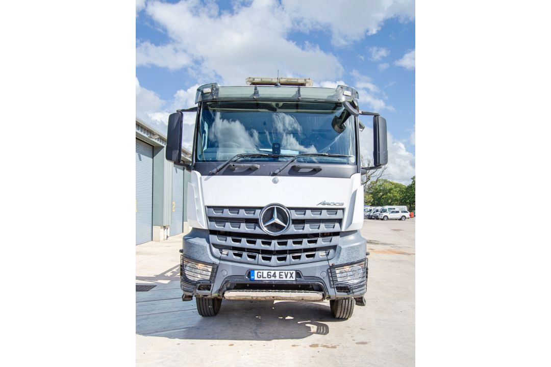 Mercedes Benz Arocs Euro 6 32 tonne 8x4 10,677cc automatic roll on/roll off hook loader lorry - Image 5 of 33
