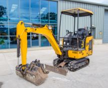 JCB 15C-1 1.5 tonne rubber tracked mini excavator Year of Manufacture: 2019 Model Year: 2019 S/N: