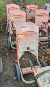 3 - Belle Minimix 150 110v cement mixers ** All with no drums **
