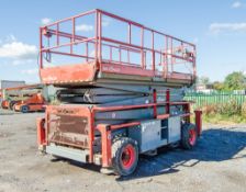 Skyjack SJ9250RT 4 wheel drive diesel scissor lift access platform Year: 2015 S/N: 50001596 Recorded
