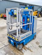 Genie GR-15 Runabout battery electric vertical mast access platform Year: 2016 S/N: GRP45047