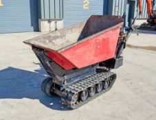 Taskman TD500HL 500kg petrol driven rubber tracked walk behind hi-tip dumper A838642