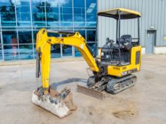 JCB 15 C-1 1.5 tonne rubber tracked excavator Year of manufacture: 2018 Year of model: 2019 S/N: