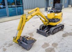 Komatsu PC09 0.9 tonne rubber tracked micro excavator Year: 2007 S/N: 5013253 Recorded Hours: 3883