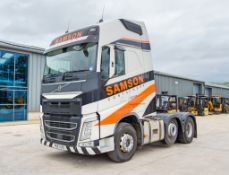 Volvo FH 500 Euro 6 6x2 12,777cc diesel automatic tractor unit Registration Number: PO67 UFD Date of