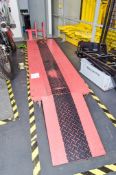 Hydraulic motorcycle lift ** Lot located at CCM Motorcycles, Jubilee Works, Vale St, Bolton,