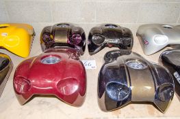 4 - CCM Spitfire fuel tanks in various colours ** These tanks have been swapped due to paint
