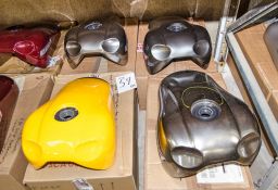 4 - CCM Spitfire fuel tanks in various colours ** These tanks have been swapped due to paint