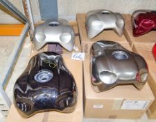 4 - CCM Spitfire fuel tanks in various colours ** These tanks have been swapped due to paint
