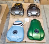 4 - CCM Spitfire fuel tanks in various colours ** These tanks have been swapped due to paint