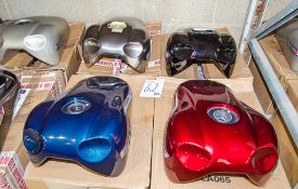 4 - CCM Spitfire fuel tanks in various colours ** These tanks have been swapped due to paint
