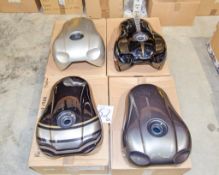 4 - CCM Spitfire fuel tanks in various colours ** These tanks have been swapped due to paint