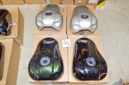4 - CCM Spitfire fuel tanks in various colours ** These tanks have been swapped due to paint