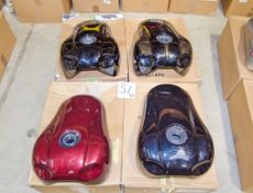 4 - CCM Spitfire fuel tanks in various colours ** These tanks have been swapped due to paint