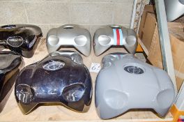 4 - CCM Spitfire fuel tanks in various colours ** These tanks have been swapped due to paint