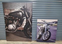 2 - promotional card photographs Size: 160cm x 110cm & 100cm x 80cm ** Lot located at Gateway