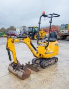 JCB 8008CT 0.8 tonne rubber tracked micro excavator Year: 2018 S/N: 2749871 Recorded Hours: 995