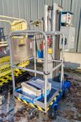 Genie AWP-30S battery electric push push around vertical mast access platform Year: 2010 A573973