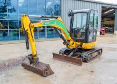 JCB 8025 ZTS 2.5 tonne rubber tracked mini excavator Year: 2018 S/N: 2696473 Recorded Hours: 2418