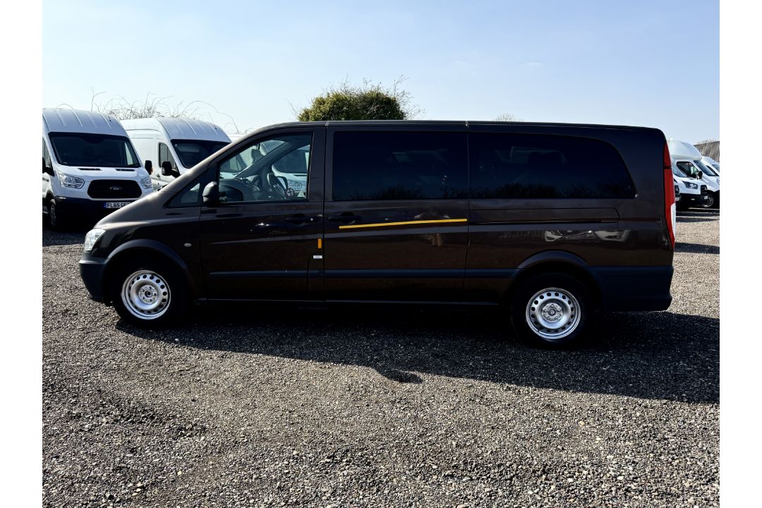** ON SALE** Mercedes Benz Trevliner Vito V113 2.1 CDI X-Long 9 Seats 2013 '13 Reg' A/C - Image 5 of 24